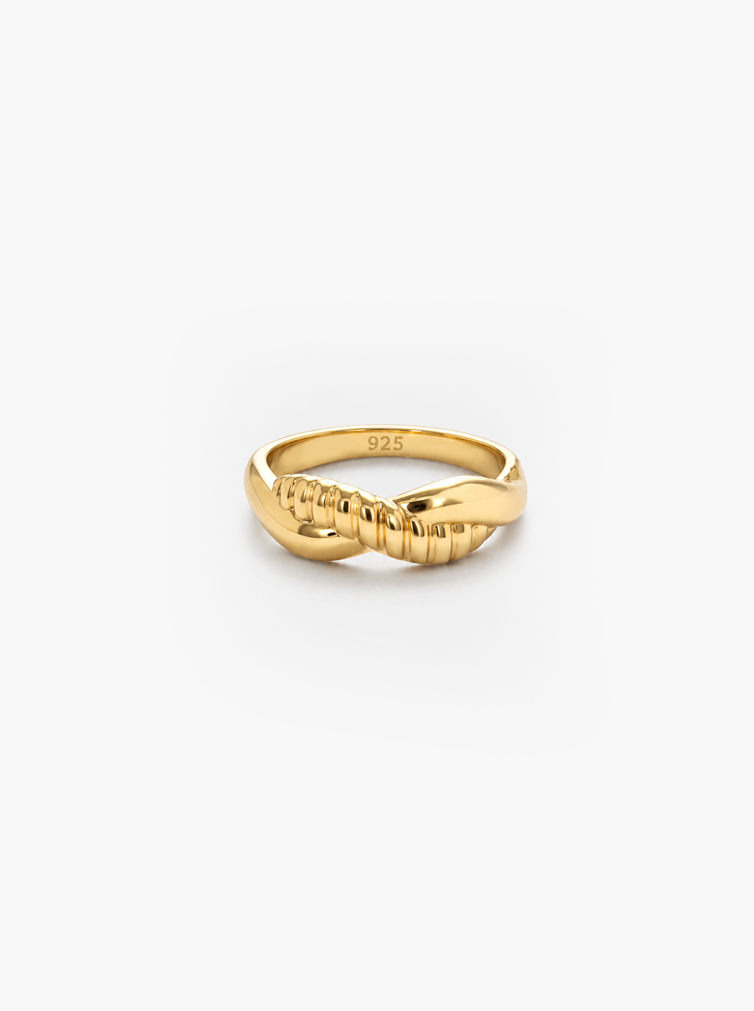 STACKED TWIST  RING