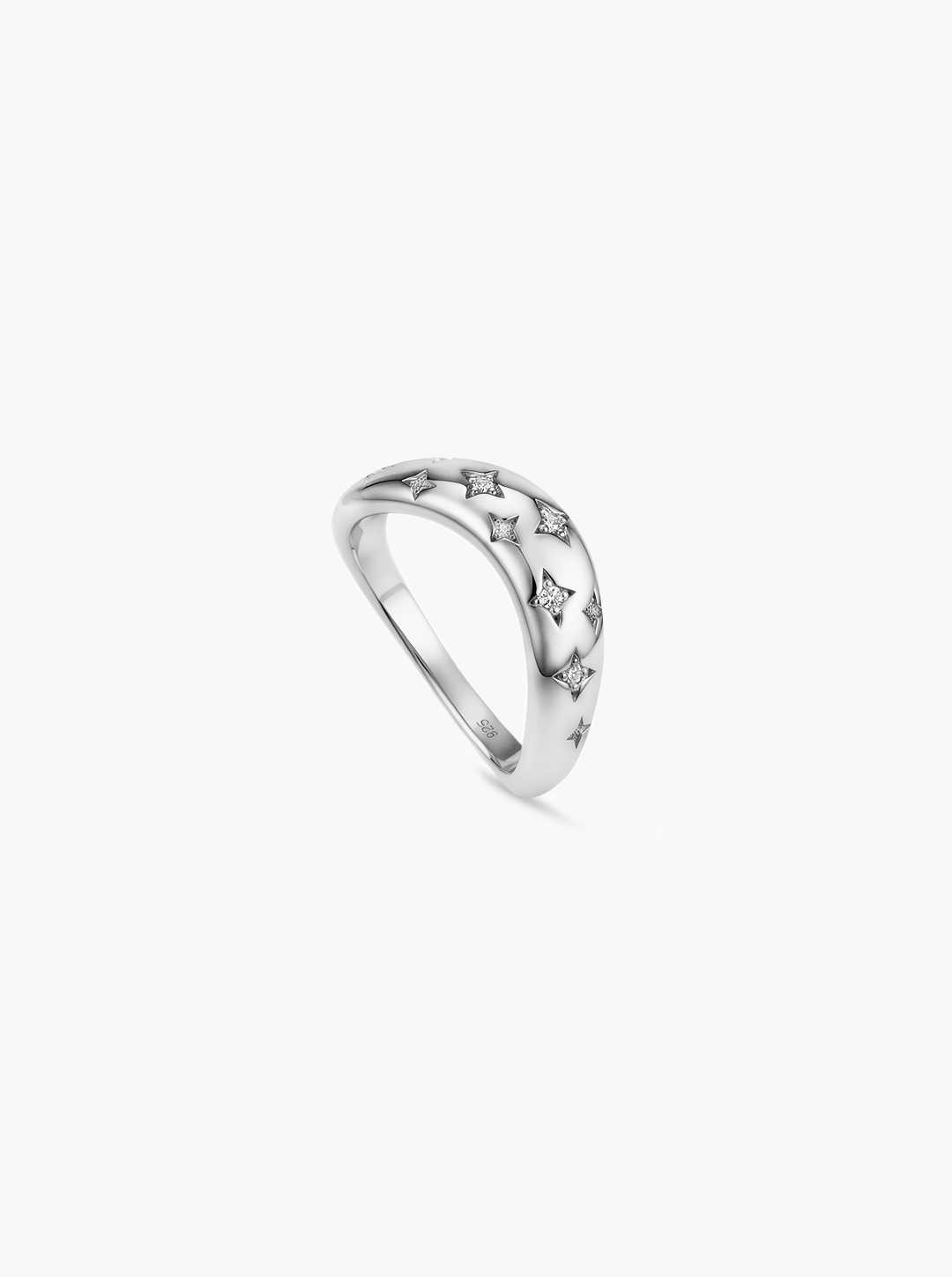 Astral Wave Diamond Ring